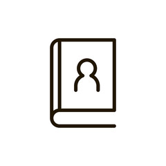 Flat line icon