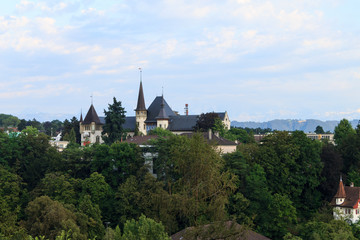 Fototapeta na wymiar Switzerland landscape, Bern, Bernisches Historisches Museum