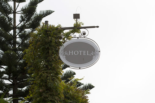 Hotel sign