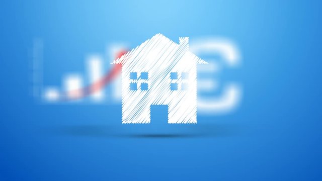icone, mercato, economia, casa, immobiliare