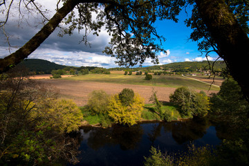 Landschaft in der Dordogne