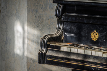 klavier detail ansicht