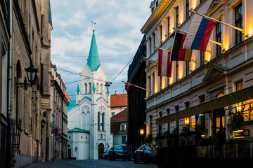 Traditional Cathedral building in Riga, Latvia