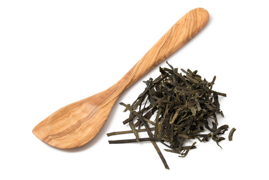 Getrocknete Algen ( Himanthalia elongata)