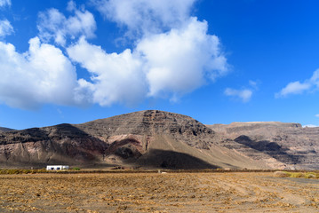 Fototapeta premium landscape at Lanzarote, Canary islands, Spain