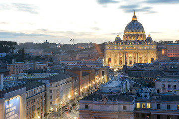 Fototapeta na wymiar St. Peter's Basilica, Vatican