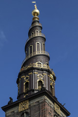Fototapeta na wymiar Church of Our Saviour - Copenhagen - Denmark