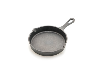 pan on white background