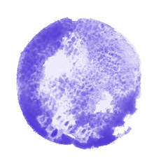 Blue watercolor stain