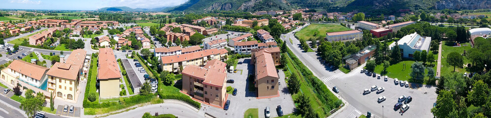 Aerial view of Pisa, Italy