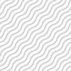 Wavy blured lines seamless white background.