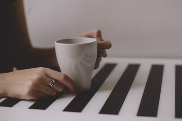morning coffee at home