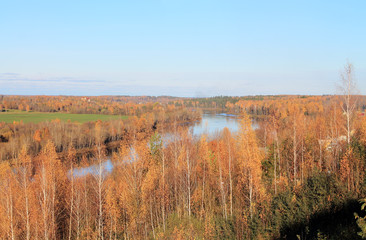 осень в деревне