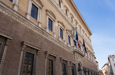 Fototapeta na wymiar Palazzo Farnese in Rome