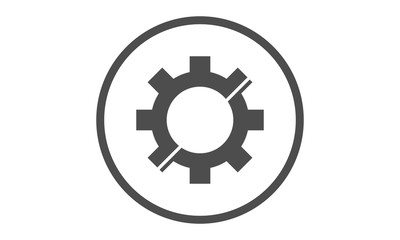 Setting Icon Website Element Sign or Icon Design For UI, UX, interface, banner, info graphic