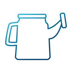 Gardening water can icon vector illustration graphic design