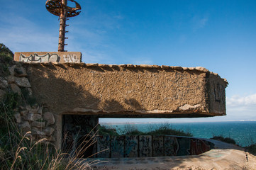 Búnker de costa abandonado