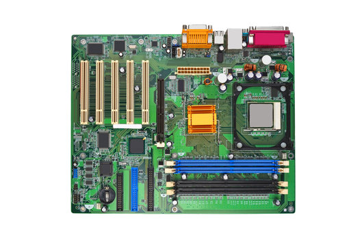 Green computer motherboard
