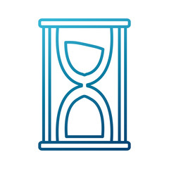 Hourglass sand timer icon vector illustration graphic design