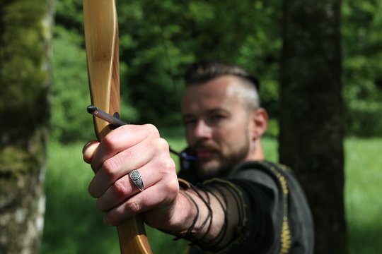  Archer arrow bow – Mann Bogen Wald
