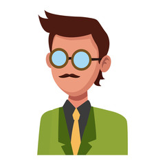 Teacher with blackboard icon vector illustration graphic design