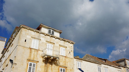 traditional houses on the island of hvar