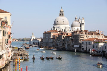 Fototapeta na wymiar Venise Basilique Santa Maria della Salute