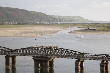 Fototapeta na wymiar Barmouth Railway Bridge; Wales