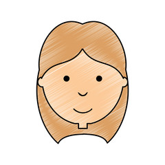 woman face  vector illustration