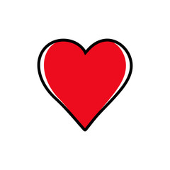 heart icon red