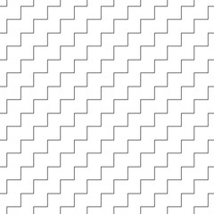 Seamless pattern - linear zigzag background