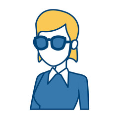 School teacher cartoon icon vector illustration graphic design