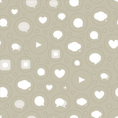 Different color simple communication seamless pattern