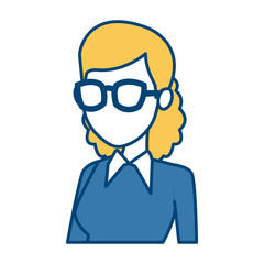 School teacher cartoon icon vector illustration graphic design