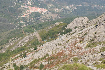 Cable-car Mount Capanne island Elba Italy