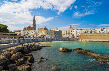 Monopoli (Italy) - A white city on the the sea with port, province of Bari, Apulia region, southern...