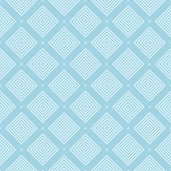 Light blue geometric ornament. Seamless pattern