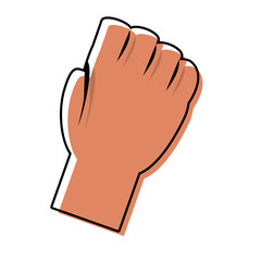 hand  vector illustration