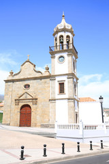 Obraz premium Historic church in Granadilla de Abona on Tenerife Island, Canary Islands, Spain