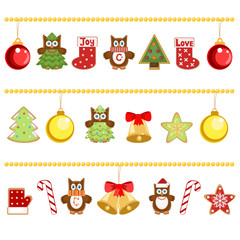 Christmas bright garlands
