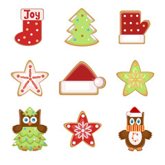 Christmas set of cookies