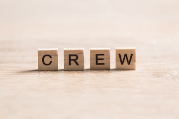 business conceptual word of wooden elements with letters