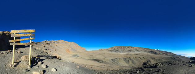 Clear View From Stella Point on Mt. Kilimanjaro © causeway