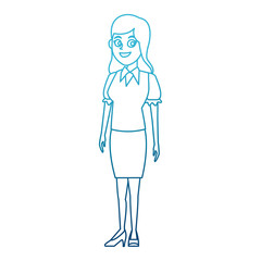 School teacher cartoon icon vector illustration graphic design