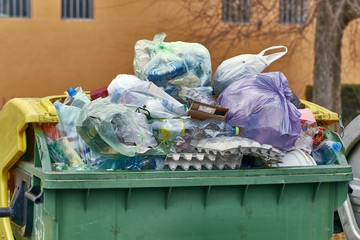 Garbage Container Full