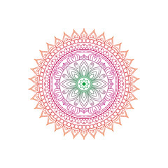 Flower Mandalas. Vintage decorative elements. Oriental pattern, vector illustration. Islam, Arabic, Indian, turkish, pakistan, chinese, ottoman motifs