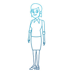 School teacher cartoon icon vector illustration graphic design