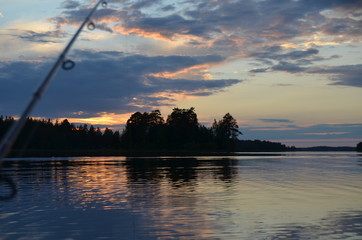 evening lake