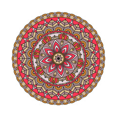 Flower Mandalas. Vintage decorative elements. Oriental pattern, vector illustration. Islam, Arabic, Indian, turkish, pakistan, chinese, ottoman motifs