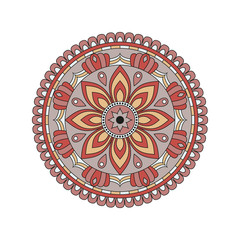 Flower Mandalas. Vintage decorative elements. Oriental pattern, vector illustration. Islam, Arabic, Indian, turkish, pakistan, chinese, ottoman motifs